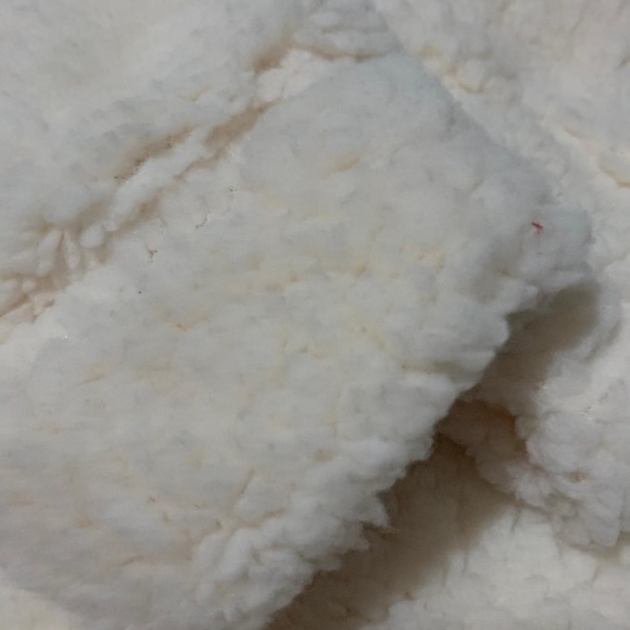 Cream Sherpa Reindeer Cute Ugly Christmas Sweater 2X - Picture 5 of 6